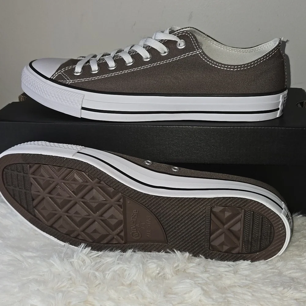 Converse Chuck Taylor All Star Canvas Ox Sneakers  Charcoal Women's US 5 - Picture 4 of 4